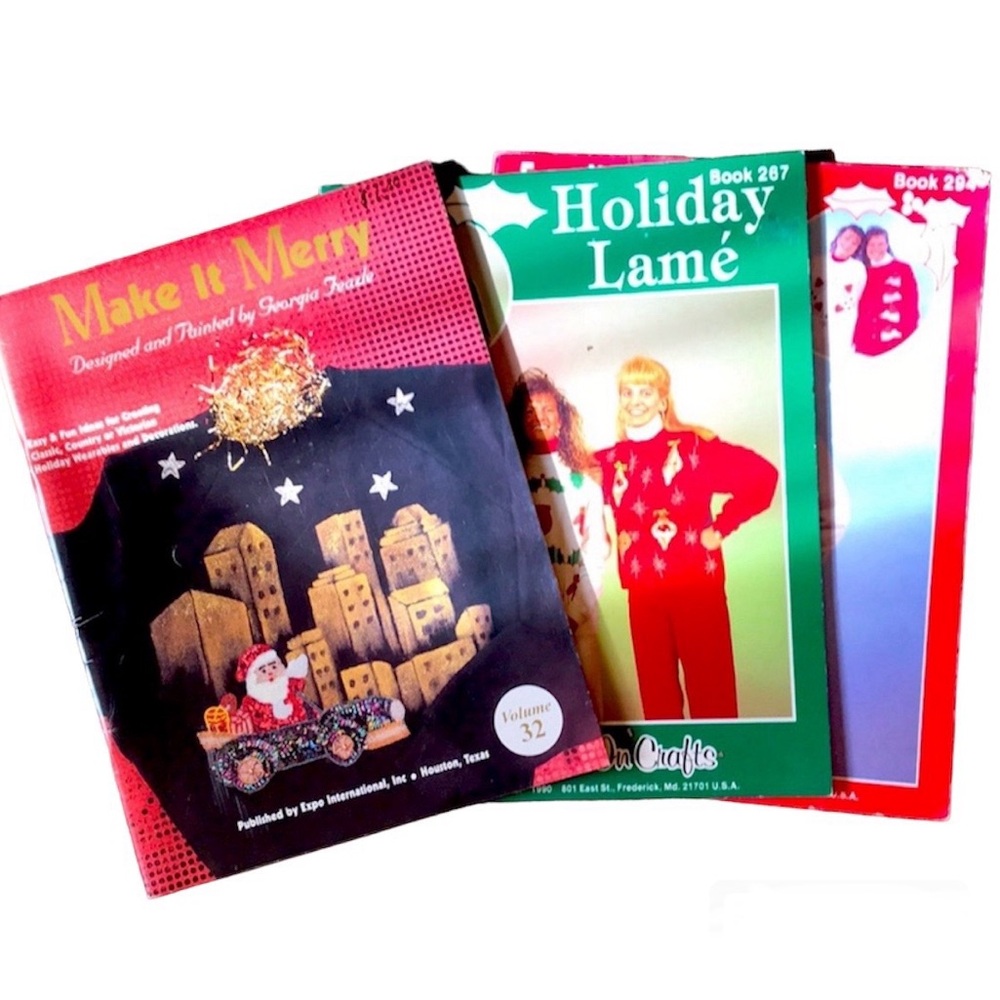 Christmas craft clothing books